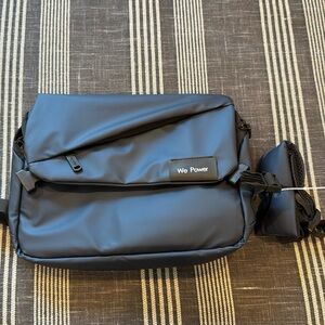 Dark blue messenger bag